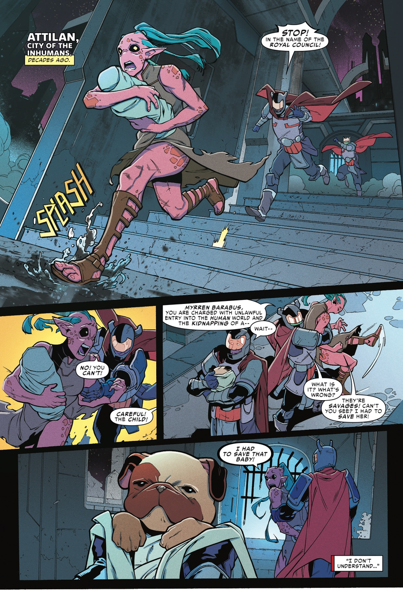 Illustration for article titled Lockjaw’s true origin is revealed in this exclusive preview